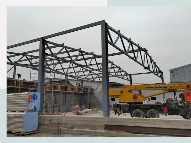 Строительство цехов в Ртищево