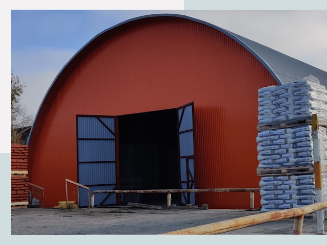 Полукруглые ангары по цене от 613 руб. в Ртищево