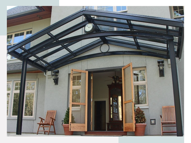 Козырьки металлические в Ртищево