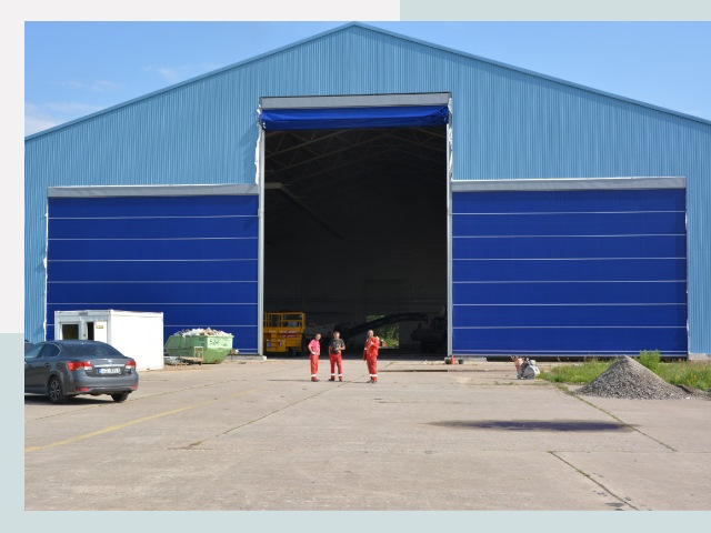 Ангарные ворота в Ртищево от СтальСтрой-Ртщ по цене 613 руб.