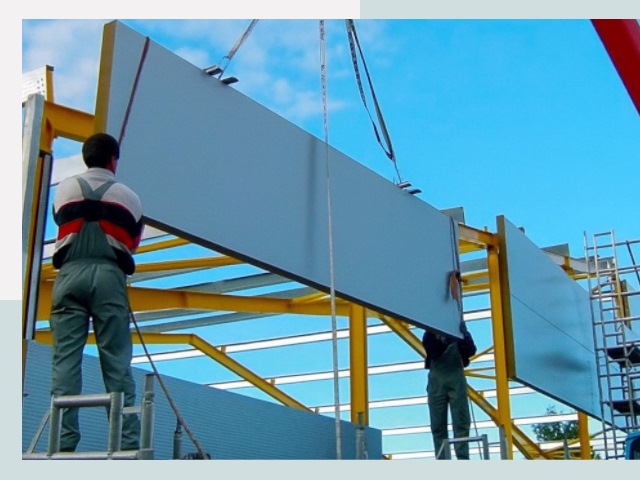 Монтаж сэндвич-панелей в Ртищево от 613 руб.